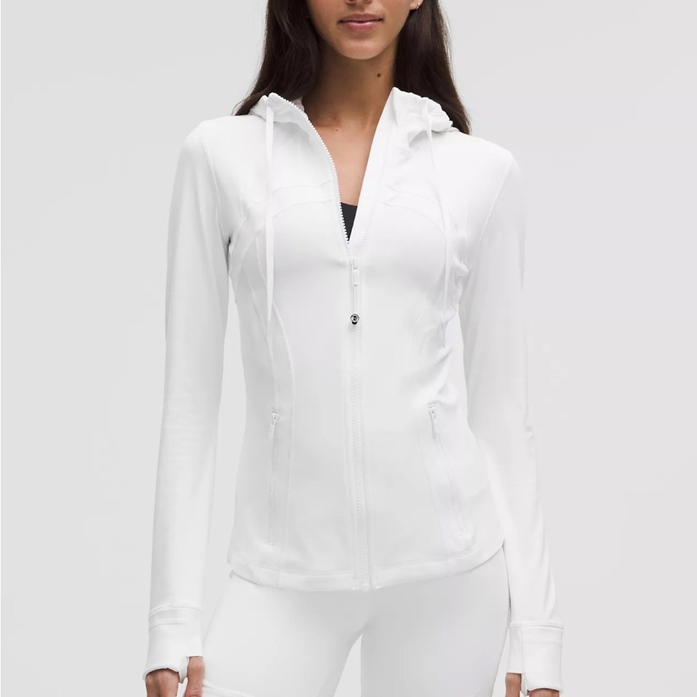 Lululemon Athletica Cream Zip-Up Jacket